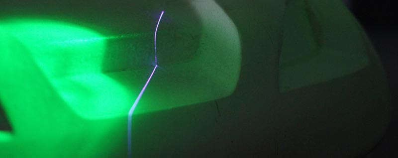 Blue Laser for rapid prototyping