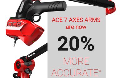 Ace 7 axes measuring arms are now 20% more accurate